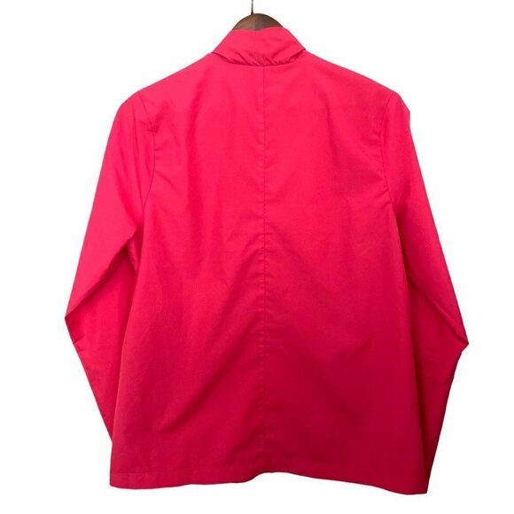 New Balance Women's Pink Full Zip Pockets Active Outdoor Windbreaker Size Medium - Picture 8 of 8